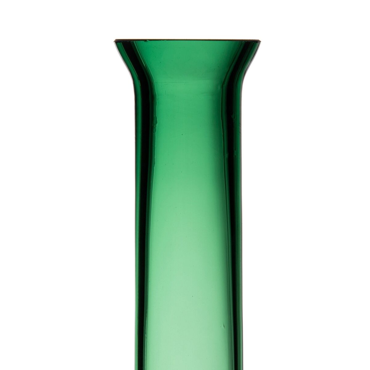 Vase Grøn Glas 10 x 10 x 27,5 cm